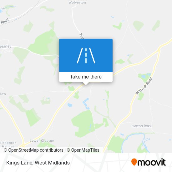 Kings Lane map
