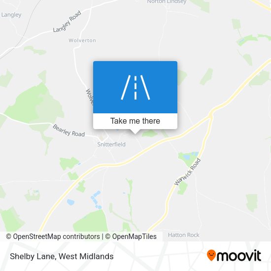 Shelby Lane map