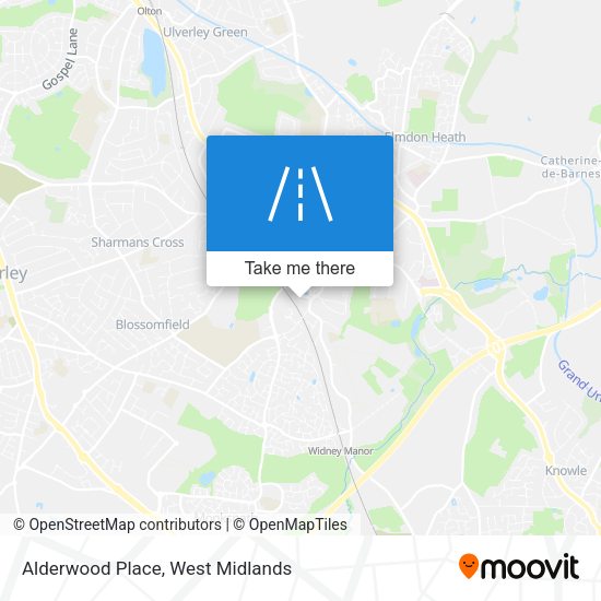Alderwood Place map
