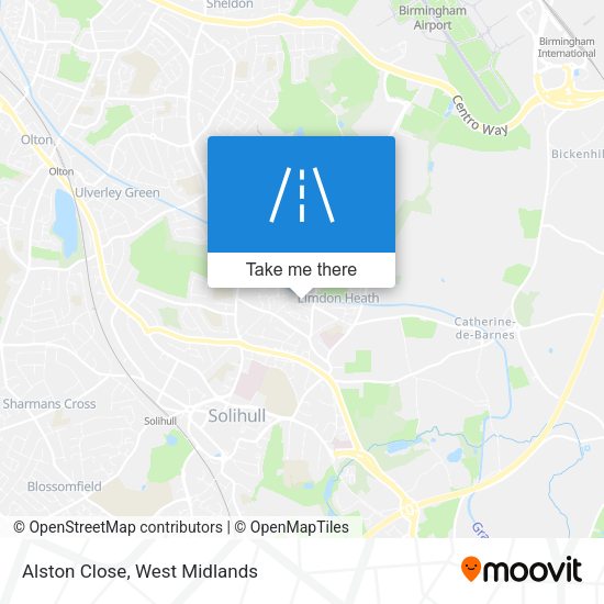 Alston Close map