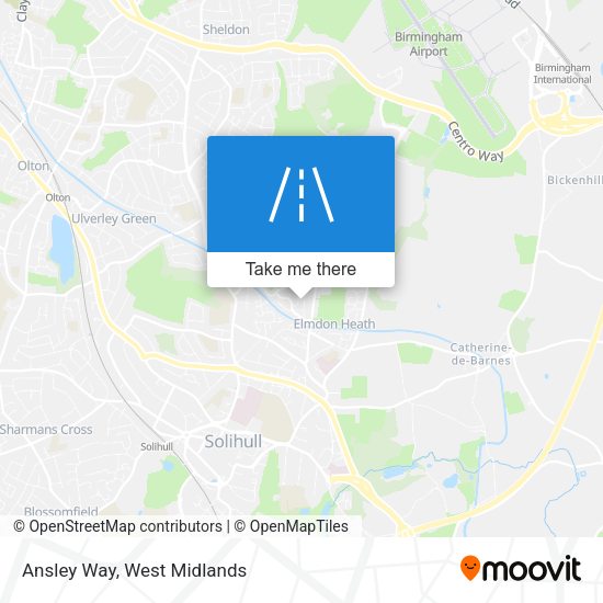 Ansley Way map