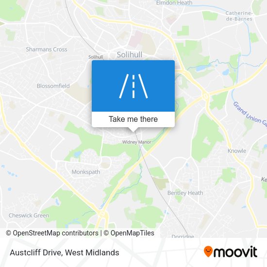 Austcliff Drive map