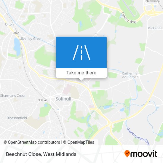 Beechnut Close map
