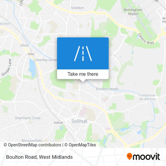 Boulton Road map