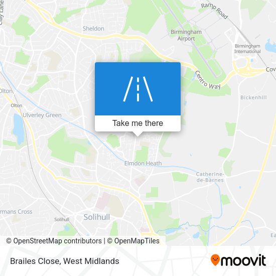 Brailes Close map