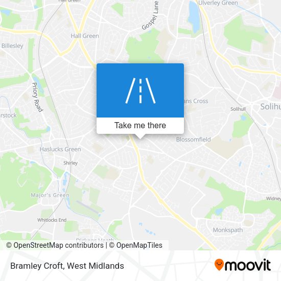 Bramley Croft map