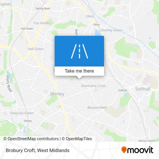 Brobury Croft map