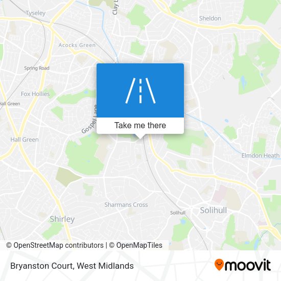 Bryanston Court map