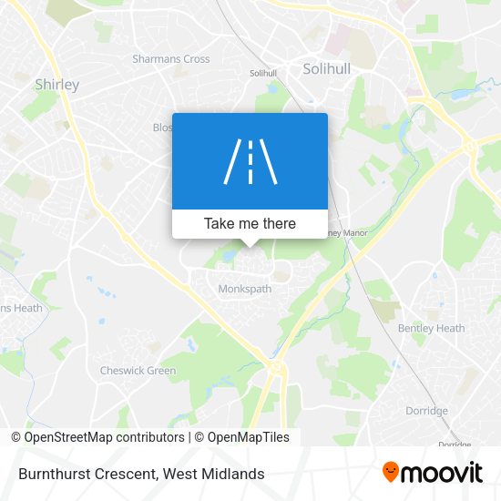 Burnthurst Crescent map