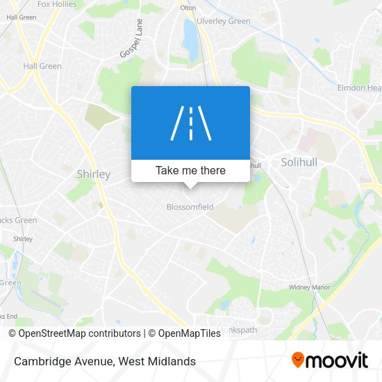 Cambridge Avenue map