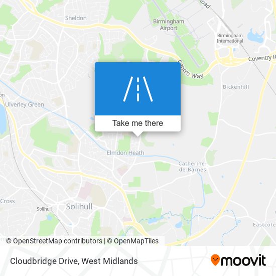 Cloudbridge Drive map