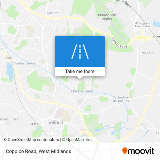 Coppice Road map