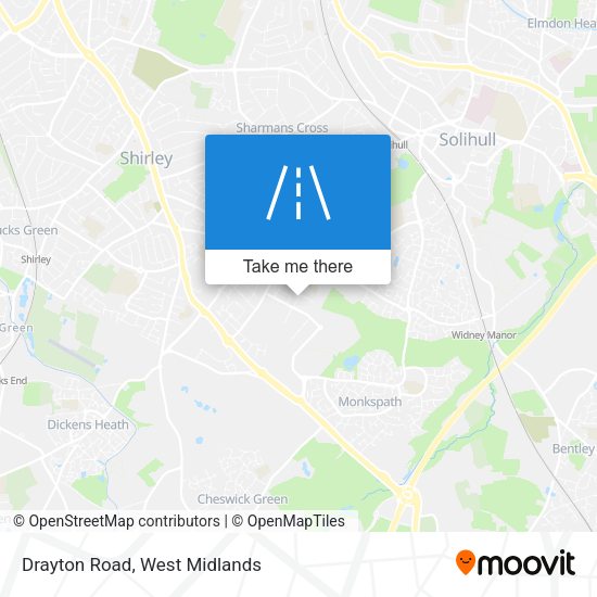 Drayton Road map