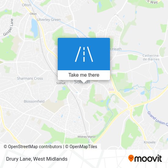 Drury Lane map
