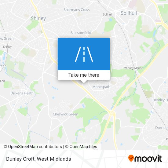 Dunley Croft map