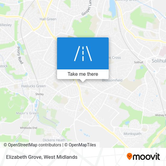 Elizabeth Grove map