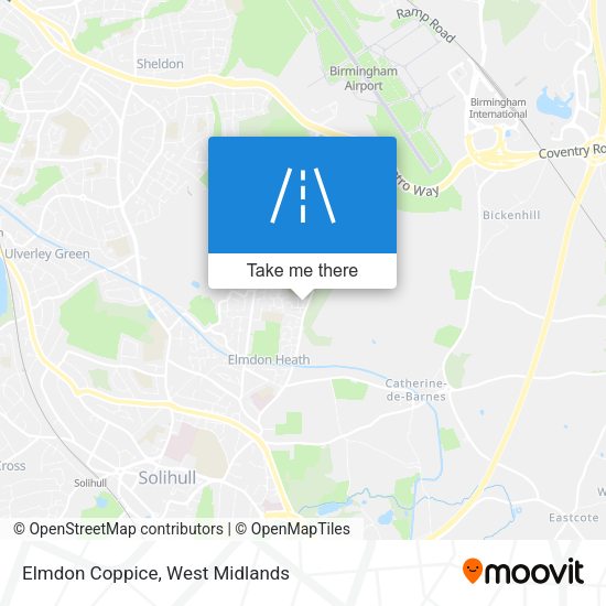 Elmdon Coppice map