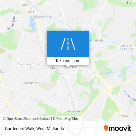 Gardeners Walk map