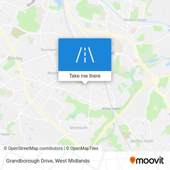 Grandborough Drive map