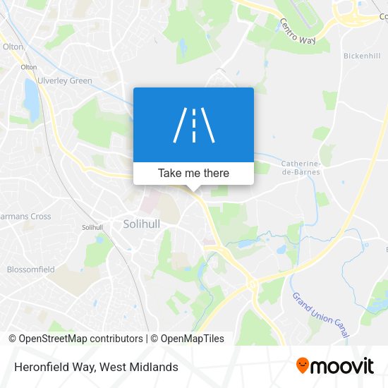 Heronfield Way map