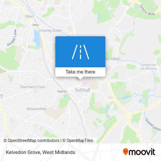 Kelvedon Grove map