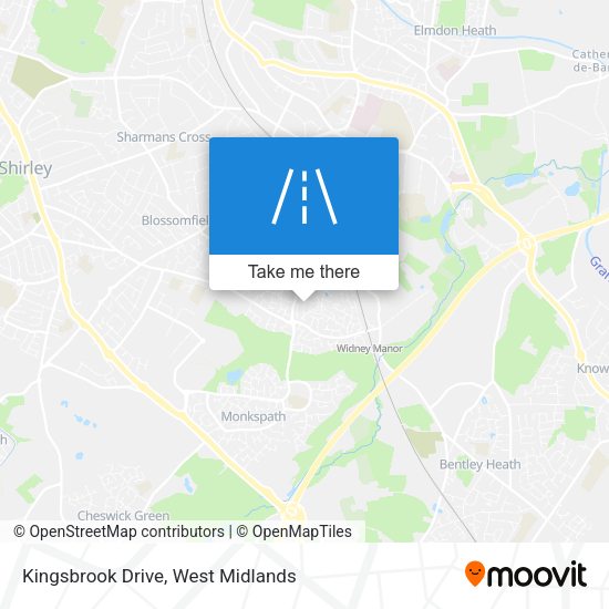 Kingsbrook Drive map