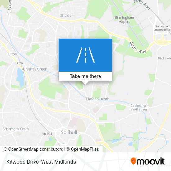 Kitwood Drive map