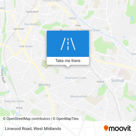 Linwood Road map