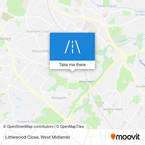 Littlewood Close map