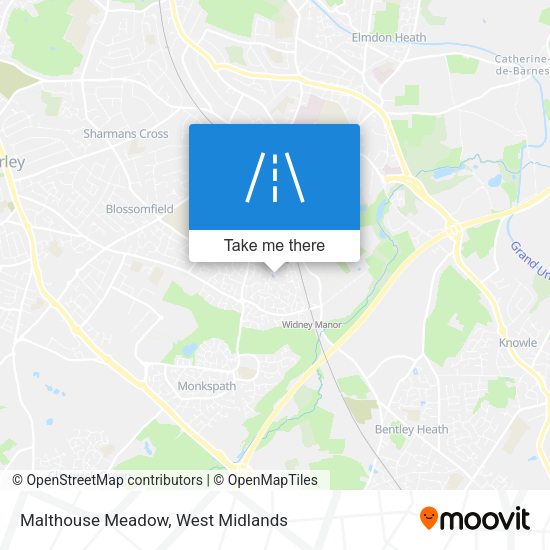 Malthouse Meadow map