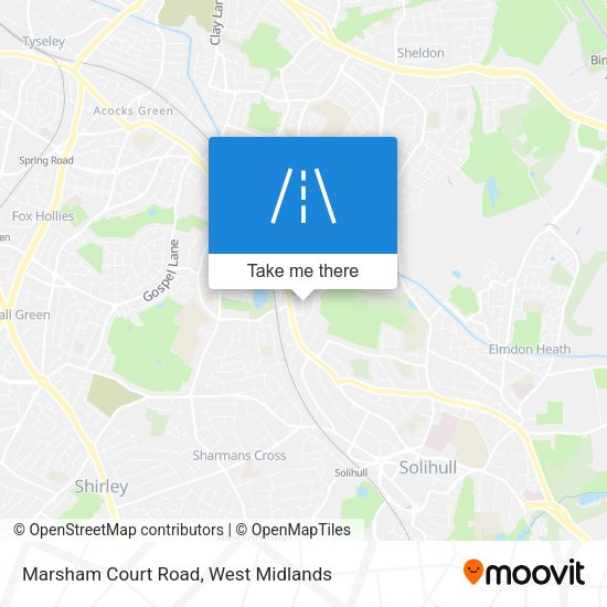 Marsham Court Road map