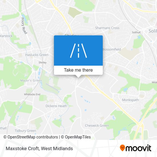 Maxstoke Croft map