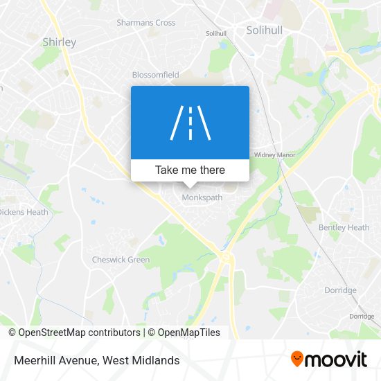 Meerhill Avenue map