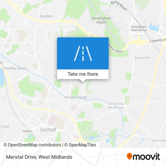 Merstal Drive map
