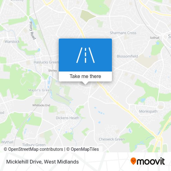 Micklehill Drive map