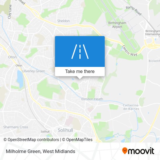 Milholme Green map