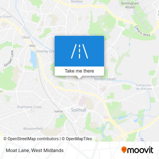 Moat Lane map