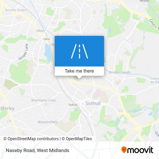 Naseby Road map