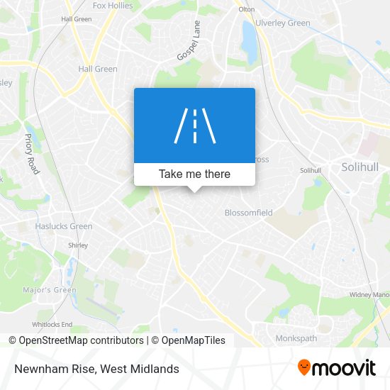 Newnham Rise map