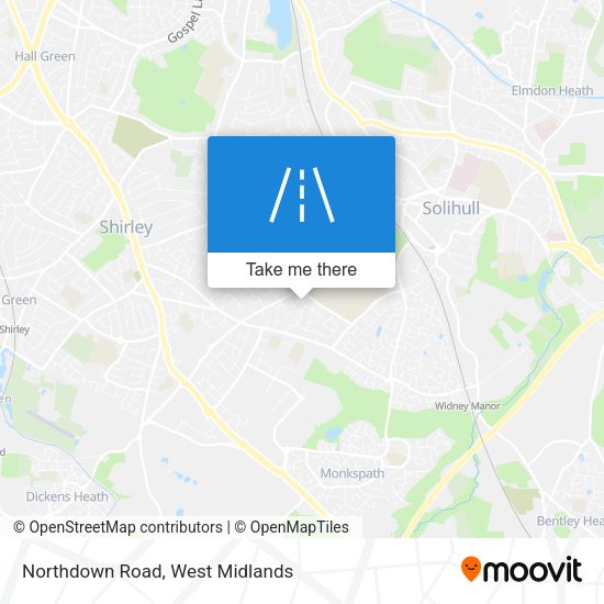 Northdown Road map