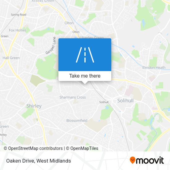 Oaken Drive map