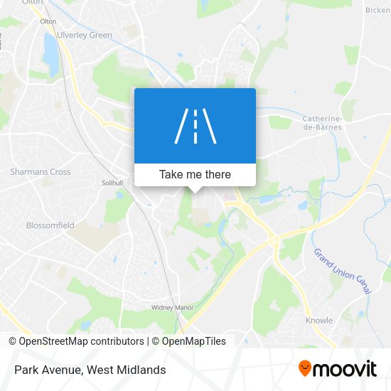 Park Avenue map