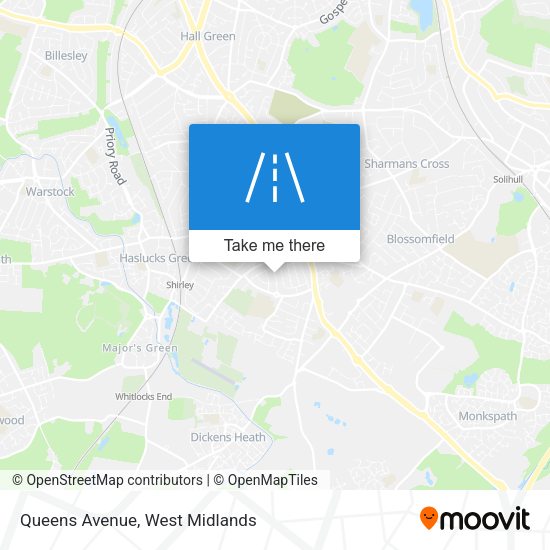 Queens Avenue map