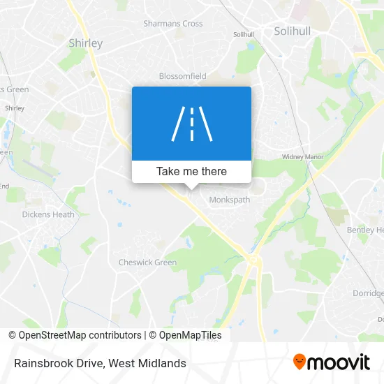 Rainsbrook Drive map