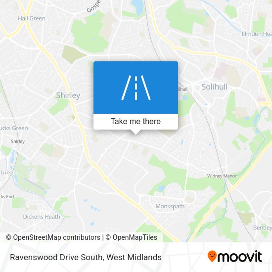 Ravenswood Drive South map