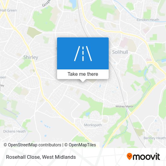 Rosehall Close map