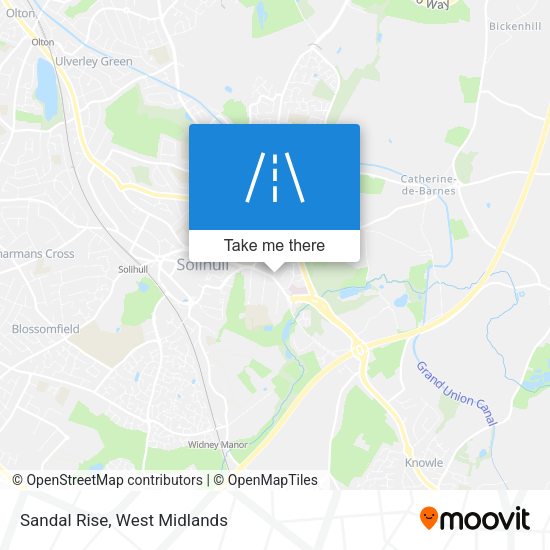 Sandal Rise map