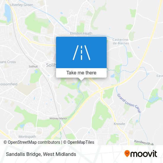 Sandalls Bridge map