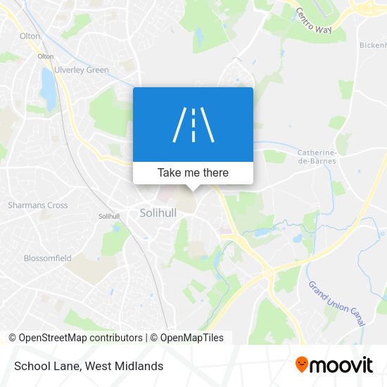 School Lane map