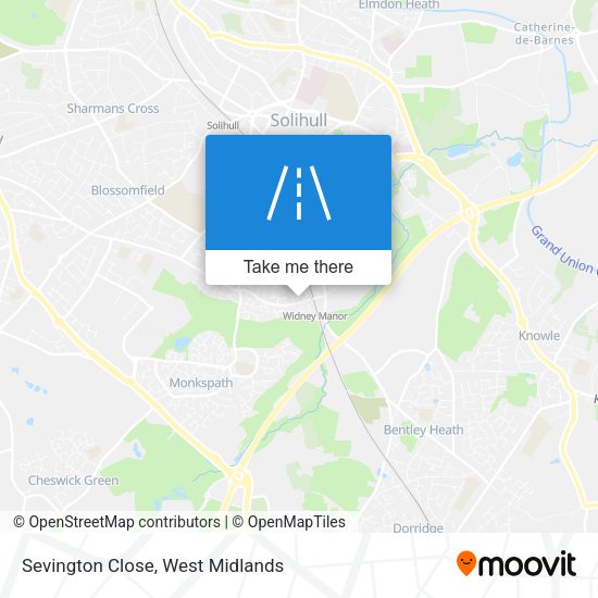 Sevington Close map